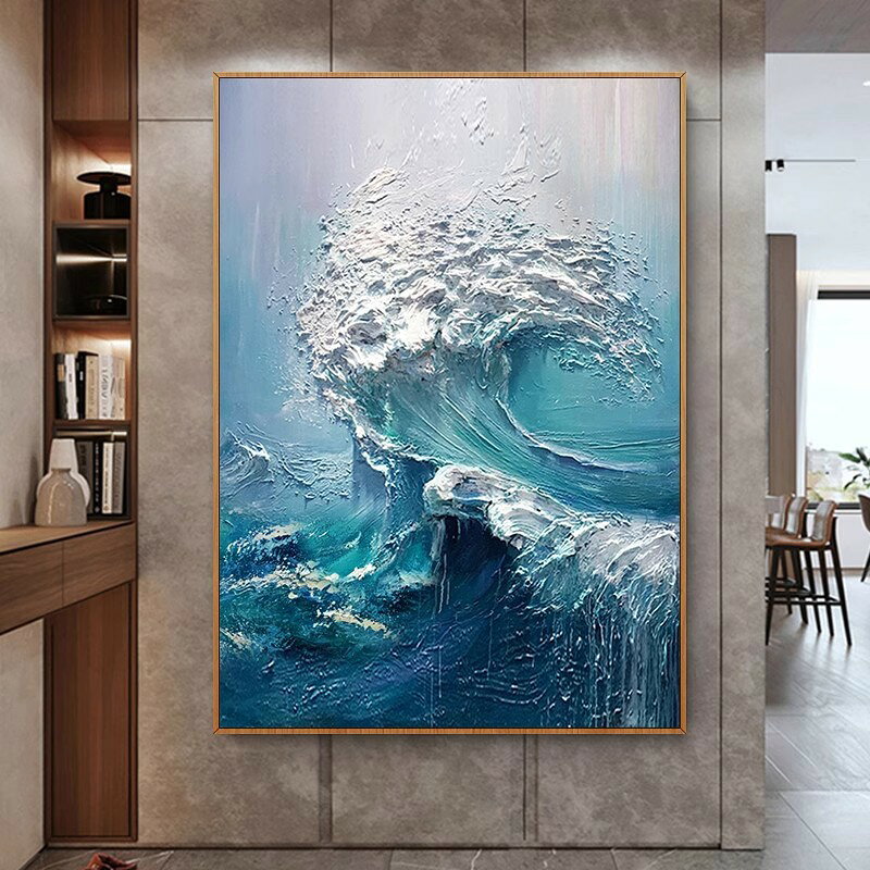 楽天市場】波の絵画の通販