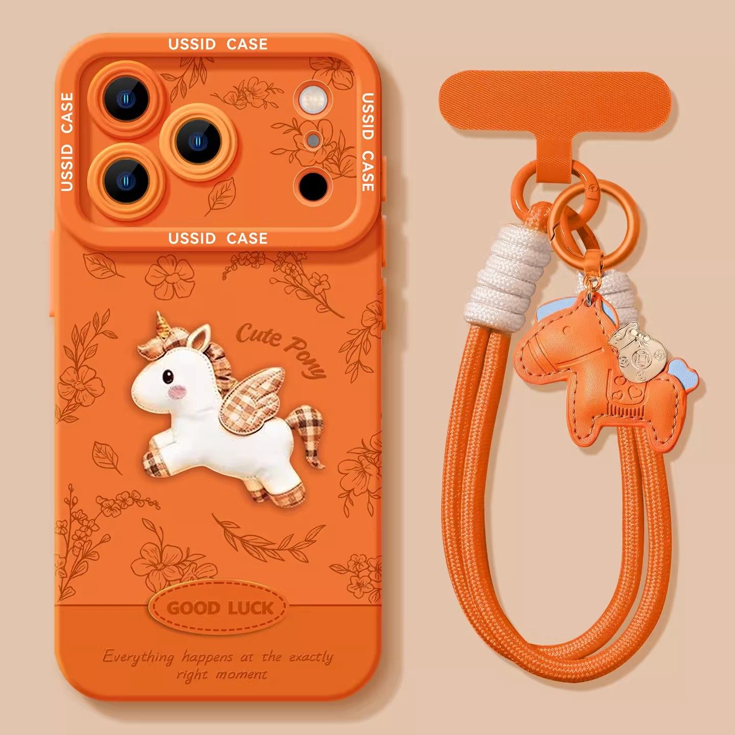 馬年 デザイン iPhoneケース 小馬モチーフ 干支 午年 縁起物 明るいデザイン iPhone17 iPhone16 シリーズ対応 ソフトケース プレゼント mk68