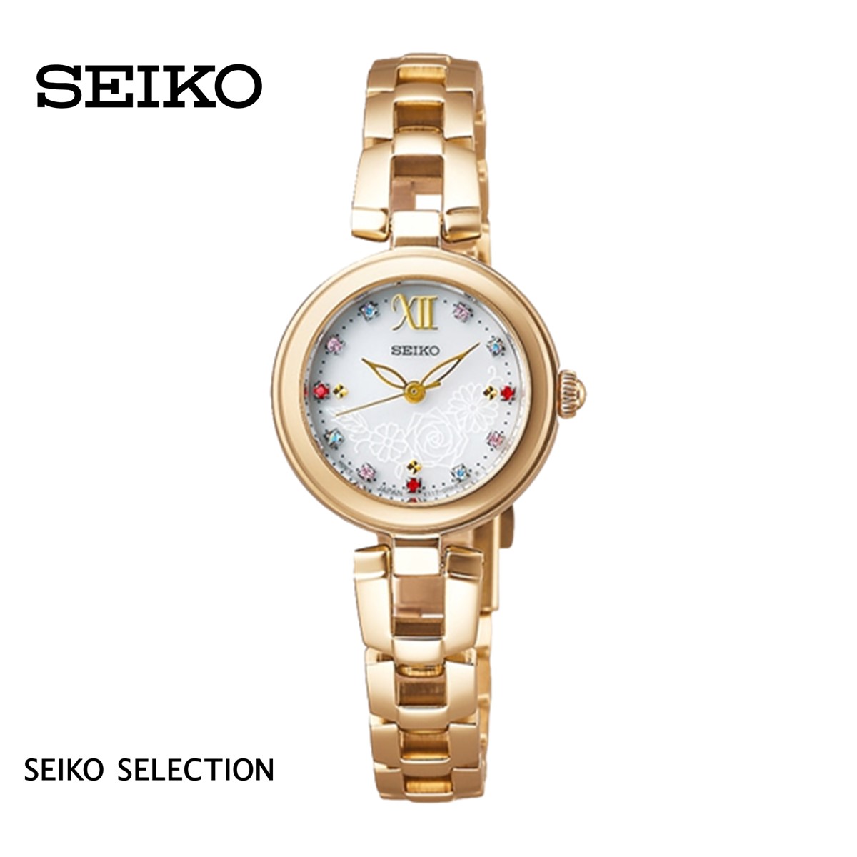 セイコー セレクション SEIKO SELECTION 腕時計 SWFA202 ソーラー Flower Bouquet 限定モデル レディース【送料無料】