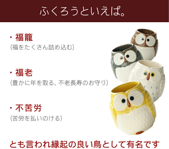 プレゼント 母 誕生日 70代 名入れ 【 ふくろう 湯呑み ＆ ハンカチ セット 】 湯のみ ゆのみ 60代 80代 90代 フクロウ 祖母 祖父 父 おばあちゃん 還暦祝い 古希祝い 還暦 古希 喜寿 傘寿 米寿 卒寿 長寿 祝い お祝い 名前入り 名入り 贈り物 ギフト 敬老の日