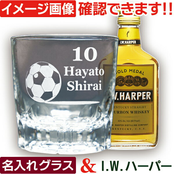 ※未成年者の購入及び飲酒は法律で禁止されています。当店では未成年への酒類の販売は致しません。年齢確認のため、上記選択ボタンでご購入者様の年齢を御指定ください。また、備考欄にご購入者様の年齢をご記入ください。 ふくふくクリエイトの商品はさまざまなシーンで ご利用いただいています 【季節のイベントに】 お正月 節分 バレンタイン バレンタインデー 義理チョコ ホワイトデー お花見 歓送迎会 イースター 行楽 子供の日 母の日 父の日 お中元ギフト 御中元 敬老の日 お祭り お盆 歓迎会 送別会 法事 ハロウィン 冬ギフト 夏ギフト クリスマス 年末年始 忘年会 お歳暮 御歳暮 お年賀 御年賀 【お祝いなどのお品に】 誕生日プレゼント 贈り物 贈りもの 御祝 お祝 御礼 お礼 結婚記念 結婚記念日 快気内祝い 内祝 内祝い 結婚祝い 結婚内祝い 引き出物 結婚引出物 出産祝い 出産内祝い プチギフト 快気祝い 新築祝い 開店祝い 進学内祝 入学内祝 手土産 お土産 志 粗品 香典返し 記念品 ギフト プレゼント 退職祝い 還暦 還暦祝い 古希 古希祝い 喜寿 傘寿 米寿 卒寿 白寿 紀寿 百寿 銀婚式 金婚式 入学 入学祝い 卒業 卒業記念 送別 成人 成人式 昇進祝い オープン祝い 記念日 表彰 【生活や仕事のシーンで】 新生活 引越し 会社 業務用 会議 テーブル 机 ノベルティ 打合せ ロゴ たばこ タバコ 店舗 飲食店 お客様 クラブ サークル チーム 同好会 ペアセット 食器 飲み会 宅飲み 旅行 パーティ 町内会 寄り合い お茶会 女子会 ママ友会 子供会 景品 行事 同窓会 ふくふくクリエイト 部活 大学 高校 サッカー 野球 ゴルフ コンペ 大量注文 両親 上司 男性 女性 彼氏 彼 彼女 父 母 友人 友達 夫 妻 祖父 祖母 お父さん お母さん おじいちゃん おばあちゃん 【商品名について】 当店は名前、デザイン、日付、メッセージなどをお入れする商品を『名入れ 』としております。 名いれ ないれ 名入り 名いり ないり 名前入れ 名前いれ 名前入り 名前いり 文字入れ 文字入り 彫刻 印字 刻印 、以上のような場合も同じで、サンドブラスト加工による商品となります。名入れグラス(AR) ＆ウイスキーI.W.ハーパー i.w.harper ※ 世界でひとつ…ウイスキーグラスのセット！ ※ 様々なイベントでの贈り物として人気です！ 誕生日プレゼント 結婚祝い 還暦 古希 退職祝い 母の日 父の日 バレンタイン ホワイトデー クリスマス 部活 サークル 開店 周年記念 会社 記念品 卒業 入学 成人 就職 祝い 敬老の日 子供の日 その他の行事でのギフトとして最適です。 ※ 「彫刻加工」にて、ひとつひとつ丁寧に仕上げます （印刷では御座いません） ※ デザイン のご紹介です いろんなシーンに対応して頂ける様に、 当店オリジナルのデザインを多数ご用意しました。 ※ フォント（書体） のご紹介です ※ 注文方法 はこちらをご覧ください ※ ご注文後は当店におまかせください ご注文後、お客様の注文内容に合わせた ”商品のイメージ画像” がご確認頂けます。 大人気♪名入れグラス＆ウイスキー I.W.ハーパー I.W.HARPER お洒落で喜ばれるギフトを是非どうぞ！