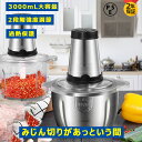 フードプロセッサー 大容量 2L 3L 1台6役 300Wハイパワー ステンレス製 簡単操作 洗いやすい 過熱保護 離乳食 ジュース適用 ブレンダー フードカッ...