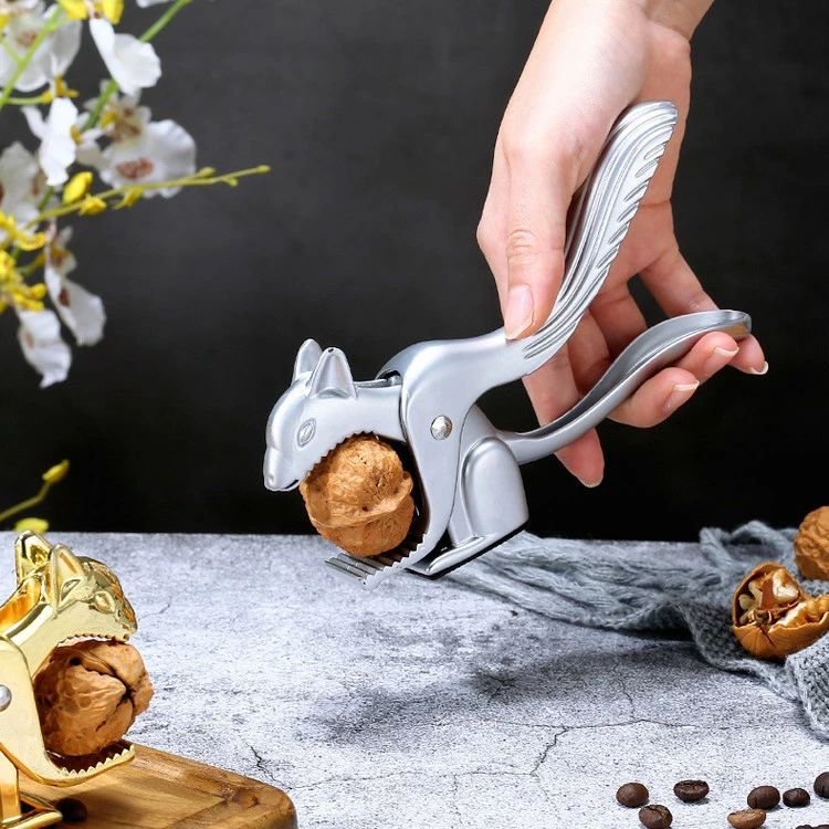 Rakuten - くるみ割り器 クルミ割り器 胡桃割り器 リス型 【ナッツクリッパー オシャレ かわいい 可愛い ペンチ クリップ クッキング キッチン