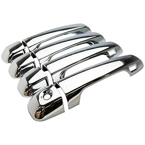 【送料無料】 ランドクルーザー プラド 150系 200系後期 ドアハンドルカバー メッキ スマートキー対応 8個セット ドレスアップ 外装 カスタムパーツ 送料無料