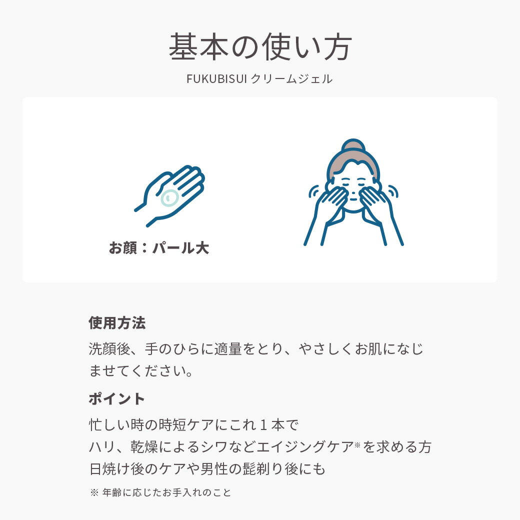 【クーポンで10％OFF】【FUKUBISUI公式】福美水クリームジェル 150g　|　化粧水 スキンケア 敏感肌 乾燥肌 ゆらぎ肌 現代肌 全身用 低刺激 メンズコスメ UVケア 3