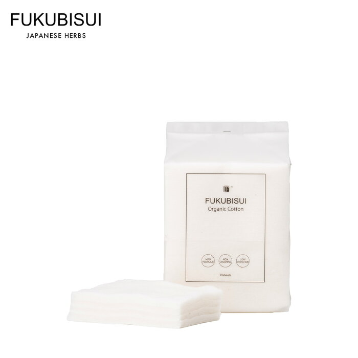 FUKUBISUI（フクビスイ） 福美水オーガニックコットン　30枚　|　化粧水 スキンケア 敏感肌 乾燥肌 ゆらぎ肌 現代肌 全身用 低刺激 メンズコスメ UVケア