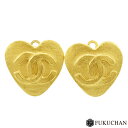 【CHANEL/シャネル】ココマーク ハート イヤリング 9...