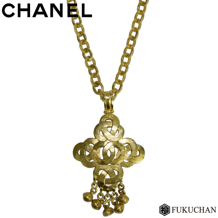【CHANEL/シャネル】ココマークチェーンネックレス【】≪送料無料≫