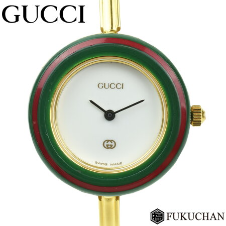 【GUCCI/グッチ】チェンジベゼルウォッチゴールド×ホワイト文字盤クォーツ×GP1100-L【】