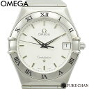 ◆80000円 → 69800円◆OMEGA オメガ コンステレーション ボーイス ウォッチ シルバー×白文字盤 SS/QZ 151230 【中古】≪送料無料≫