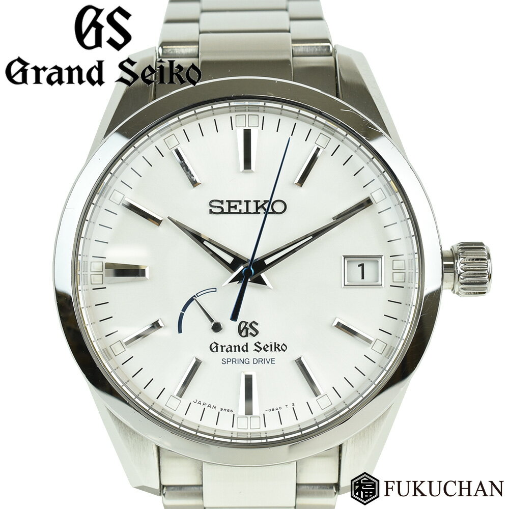 【GRAND SEIKO/グランドセイコー】スプリングドライブ　パワーリザーブ表示機能　シルバー文字盤SS×AT　BGA099 9R65-0BM0　【中古】≪送料無料≫