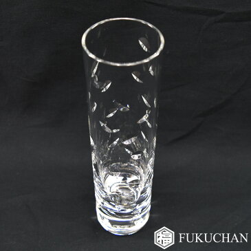 【Baccarat/バカラ】オルグ グレイン フラワーベース花瓶/20cm　1793443　【中古】