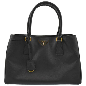 ◆72800円→65800円◆【PRADA プラダ】 サフィアーノルクス トートバッグ 三角ロゴプレート ハンドバッグ SAFFIANO LUX(牛革) ネロ(黒) BN1874 レディース【中古】【送料無料】