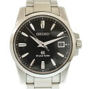 GRAND SEIKO/グランドセイコー メンズウォッチ 腕時計 黒文字盤 QZ×SS SBGX05 ...