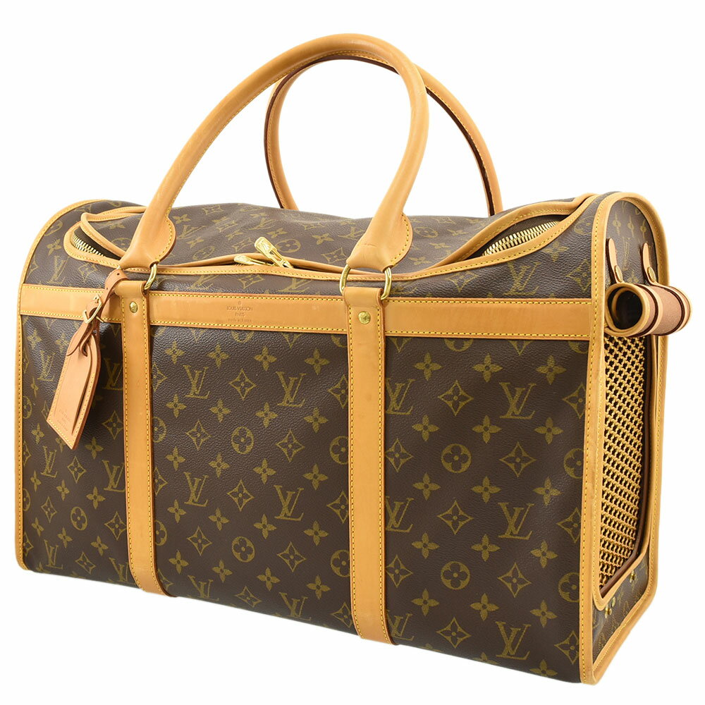 LOUIS VUITTON ルイ・ヴィトン モノグラム サックシャン50 ペット用キャリーバッグ ドッグキャリー ペット用品 M42021 【中古】≪送料無料≫のサムネイル