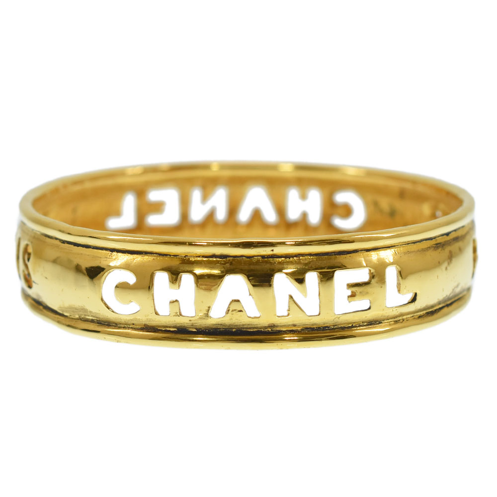 CHANEL シャネル バングル ブレスレット ロゴ ヴィンテージアクセサリ GP×ゴールド レディース【中古】【送料無料】のサムネイル
