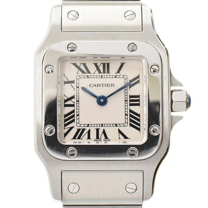 CARTIER カルティエ 腕時計 サントスガルベSM レディースウォッチ SS×QZ W20056D6 レディース【中古】【送料無料】