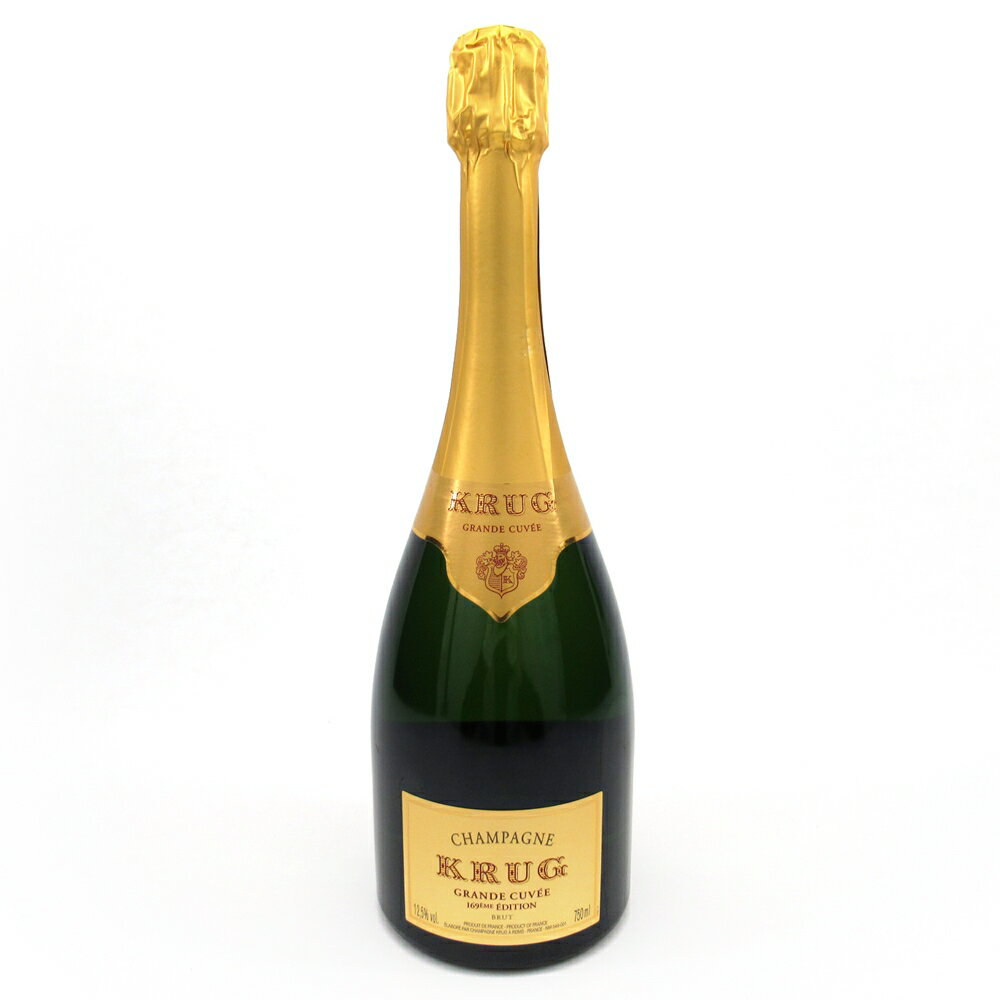 クリュッグ グランキュヴェ ブリュット 169EME EDITION BRUT 未開栓 750ml 12.5% 洋酒 古酒 KRUG シャンパン シャンパーニュ【中古】【送料無料】