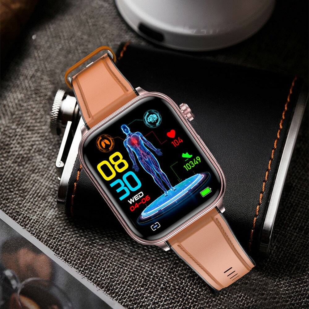 【軍用規格 品質保証】 1.96インチ大画面 通話機能付き LINE Gmail SOS機能 スマートウォッチ レディース メンズ 心拍数 日本語対応 Line...