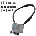 チェストストラップ付き 磁気ネックストラップ、gopro 12、11、insta360、x3、ace、osmoアクション4、3カメラ、pvギア カメラ 運動 ア...