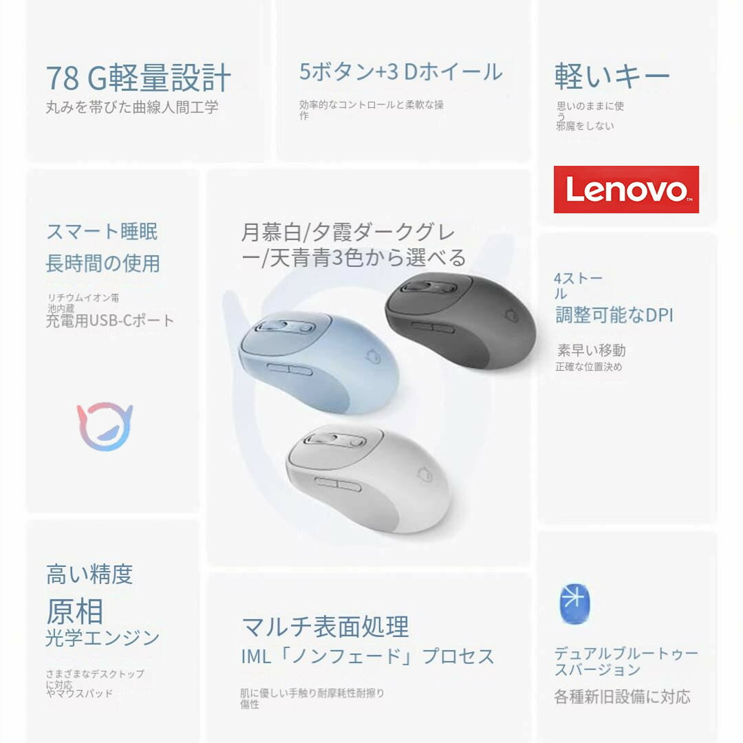 ż Ų Lenovo PLUS BT ̵ ޥ ե  ޥ ߥ塼 ܥ 饤 ݡ֥ ʹֹؤ˴Ť...
