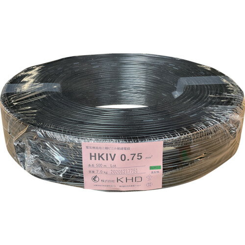 Rakuten - KHD　HKIV5．5　黒　100m　　HKIV5.5SQ-05-100M　258-1064