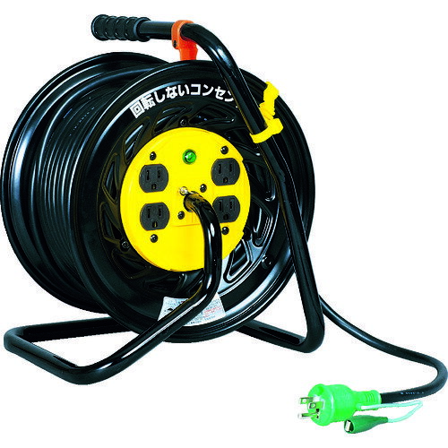 Rakuten - NICHIDO　電工ドラム　マジックリール　アース付　30m　　Z-E34　164-5111