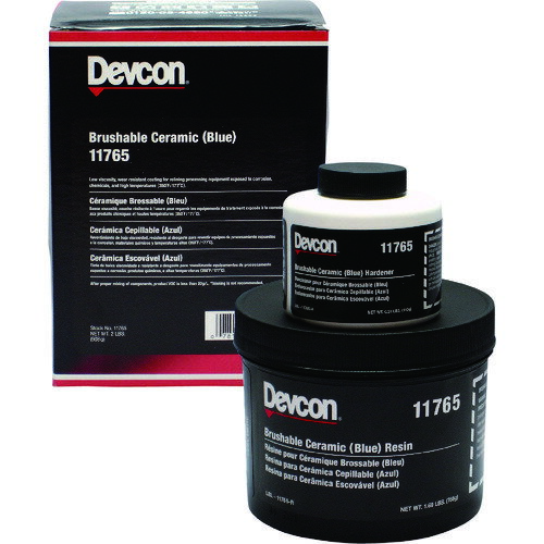 DEVCON　ブラッシャブルセラミック青　耐薬品＆耐腐蝕コーティング　900g　　DV11765　433-3128