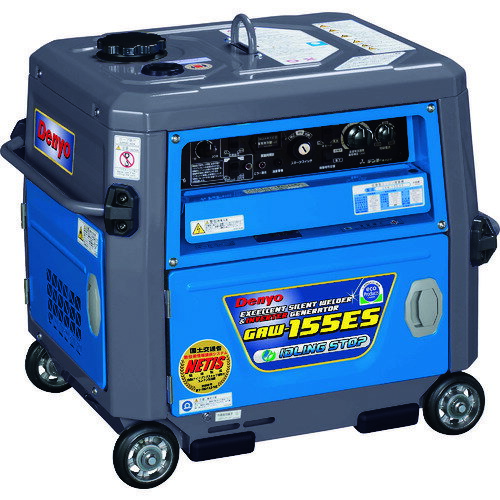 Rakuten - Denyo　小型エンジン溶接機超低騒音型　　GAW-155ES　124-8246