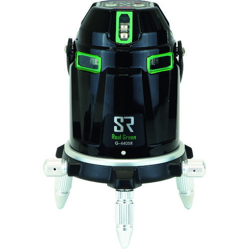 乐天商城 - MYZOX　リアルグリーンレーザー墨出器　受光器三脚セット＜G−440SR＞　　222723　207-7271