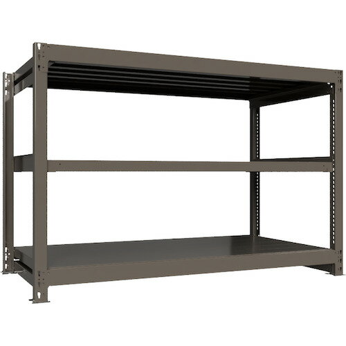 Rakuten - ICHIMAI　重量ボルトレスラック　段荷重1000Kg　H1200×W1800×D900　天地3段　　TH1000-469T3　538-4296