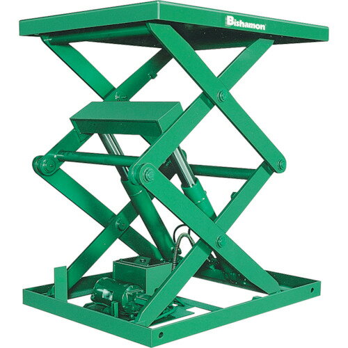 樂天商城 - Bishamon　テーブルリフト　3TON　均等荷重3000kg　揚程2000mm　テーブル寸法16　　2AX300KVB　133-6314