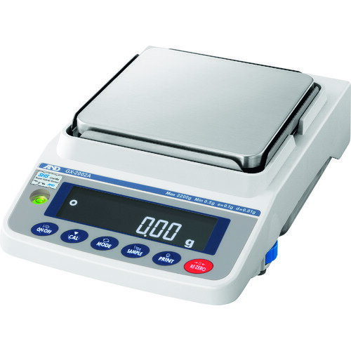 樂天商城 - A＆D　汎用電子天びん　内蔵分銅付き　2200g／0．01g　　GX2002A　859-7328