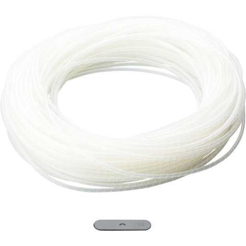 Rakuten - PANDUIT　スパイラルラッピング　ナイロン66　ナチュラル　T25NーM　　T25N-M　100-7380