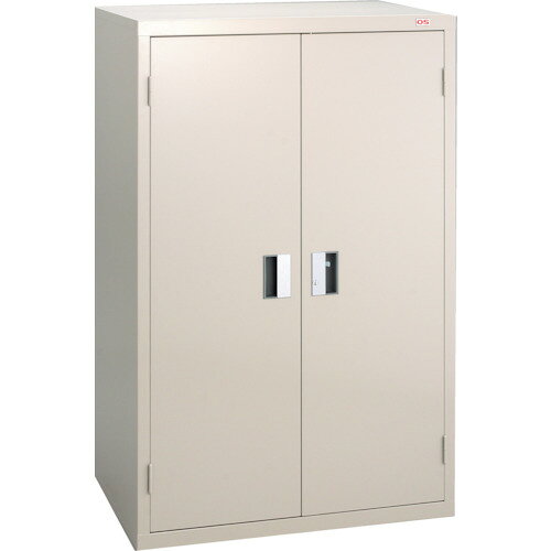OS　ロッカーS　両開　最大積載量400kg　棚板3枚（ライトグレー）　　1000SG　136-7403