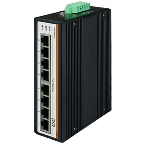 Diatrend　＜PoE対応＞産業用イーサネットスイッチングハブ　ギガビットタイプ　　DEH-GP8V2　615-5458