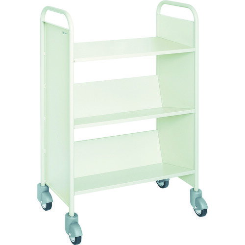 NF ブックトラックBT3L型 片面傾斜2段水平1段 W800×D380×H1175 BT3L-955T 463-5752