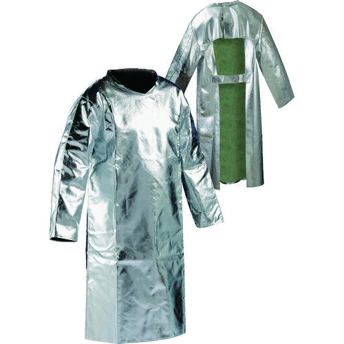 Rakuten - JUTEC　耐熱保護服　袖付エプロン　Mサイズ　　HSFM120KA-2-48　206-3508