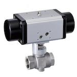 Rakuten - Fujikin　ステンレス鋼製　空気式自動ボールバルブ　3．92MPa　AFMO−40R　単動式N．　　AFMO-40R-14F-NC　627-0552