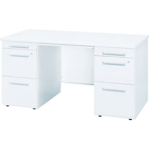 Rakuten - トヨスチール　事務用デスク　両袖机　間口1600×奥行700×高さ700mm　　50SBL-167ABWW　772-8778