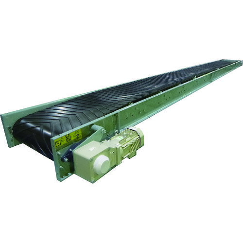 Rakuten - KYC　鋼板フレーム　バラ物用コンベヤ350幅　機長10m　2点キャリア式　　SMVZ35-10　149-3824