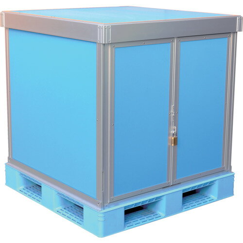 Rakuten - ADF　ダンカーゴ一体　1面観音扉・3面パネルタイプ　1100x1100xH900　ブルー　　DANITP3T11190-BL　565-6972