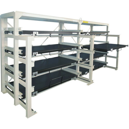 Rakuten - 日向　フルスライド式収納棚　スライダーラック　N10W−1800×800×300H　　N10W-1800　464-6991