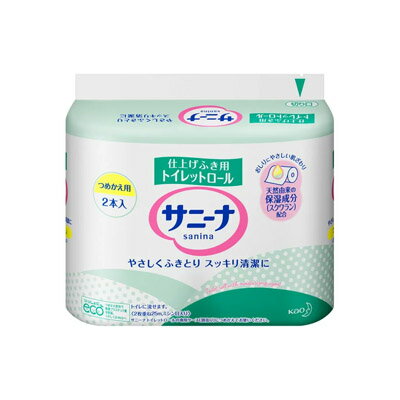 花王 サニーナ トイレットロール つめかえ用　2枚重ね　2本入　4901301008626