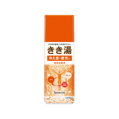 バスクリン　きき湯　食塩炭酸湯　ボトル　360g　【医薬部外品】　4548514136588