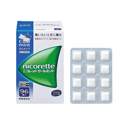 (税制対象)【第(2)類医薬品】アリナミン製薬　ニコレット　クールミント　96個 4987123700016