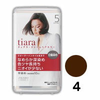 資生堂　ティアラ　クリームヘアカラー4　やや明るい栗色　【医薬部外品】　4901872337446