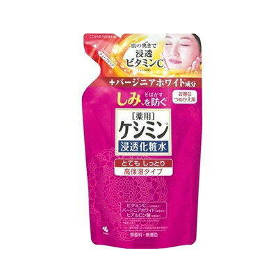 ケシミン 浸透化粧水 とてもしっとり 詰替用　140ml　【医薬部外品】　4987072050484