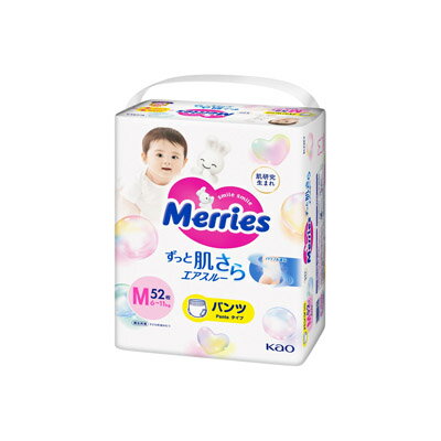 メリーズ エアスルー パンツ Mサイズ 52枚入 4901301418579 メリーズ エアスルー パンツ Mサイズ 52枚入 4901301418579