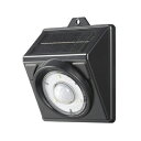 センサーウォールライト(200lm/ソーラー発電式/白色LED/昼光色/保護等級IP65/ブラック)※お取り寄せ品 4971275639638